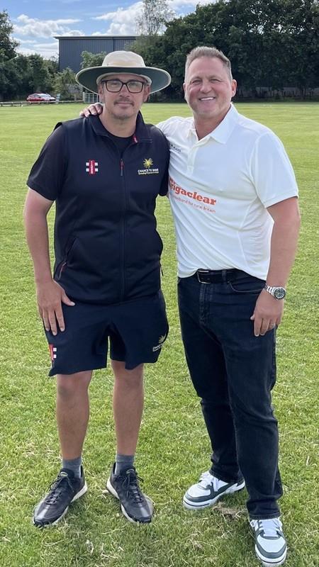 Cricket Coaching Session with Darren Gough at Woodford Halse School in Daventry Cricket Coaching Session with Darren Gough at Woodford Halse School in Daventry